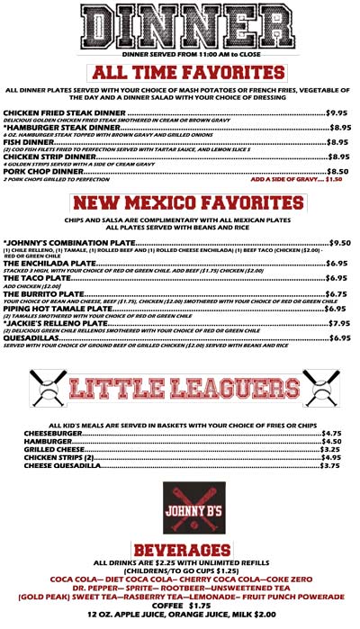DINNER-MENU